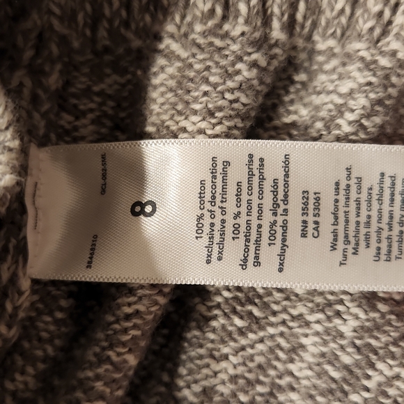 Carter's Kid Pullover Quater Zip Size 8 100% cotton - Picture 6 of 7